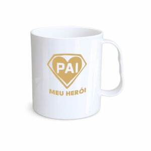 Caneca Pai meu Heroi 2 400ml Caixa 100 unid. Ref. 491