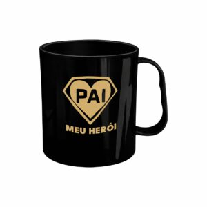 Caneca Pai meu Herói 400ml Caixa 100 unid. Ref. 491